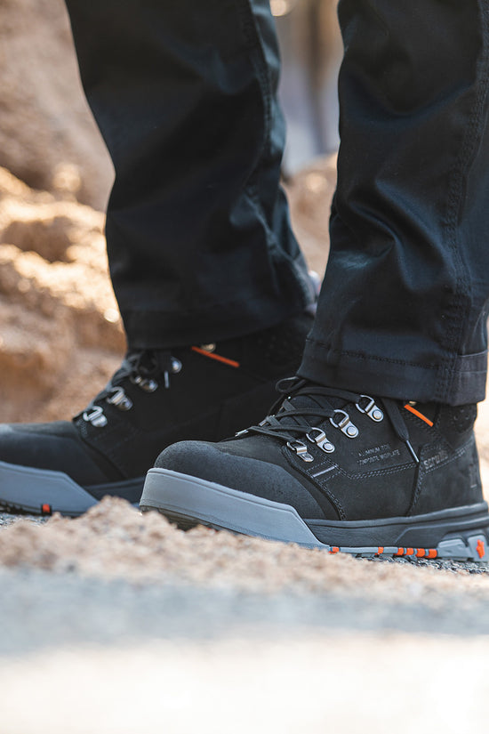 Black Hydra Waterproof Safety Boots with Lightweight Protection