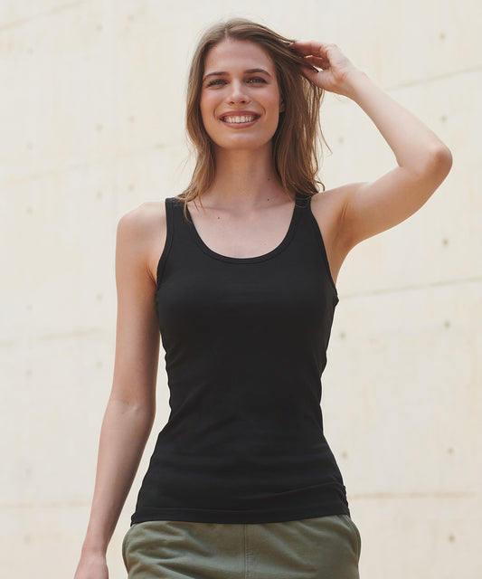 Womens Premium Feel Good Stretch Vest Black