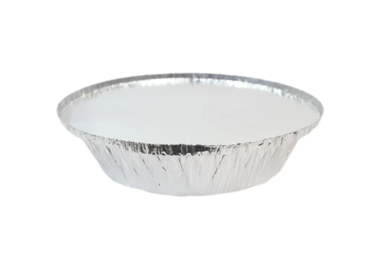 Durable Round Aluminium Foil Pie Containers Pack of 3