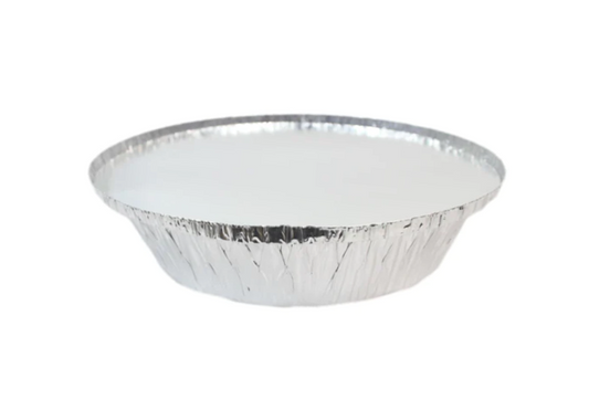 Durable Round Aluminium Foil Pie Containers Pack of 3