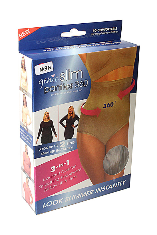 Genie Slim Panties 360 Degrees Assorted Colors and Sizes