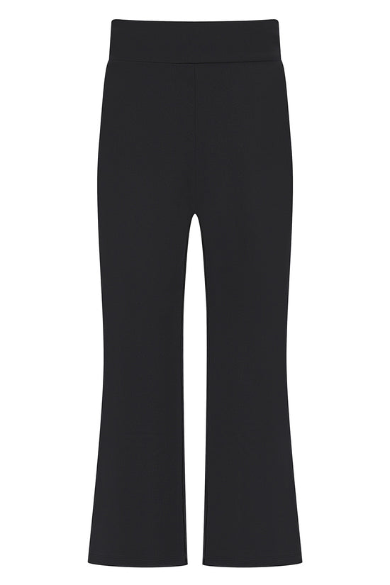 Black Kids Flared Leggings Stylish and Comfortable SchooltoClub Wear