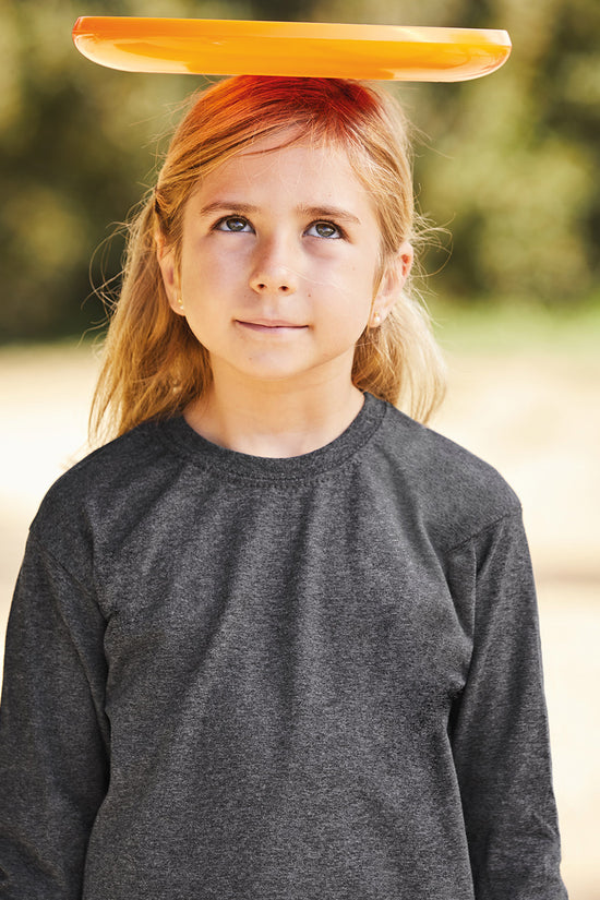 Kids Valueweight Long Sleeve TShirts Unisex Junior Tees