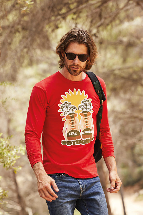Fruit of the Loom Valueweight Long Sleeve TShirts for Men