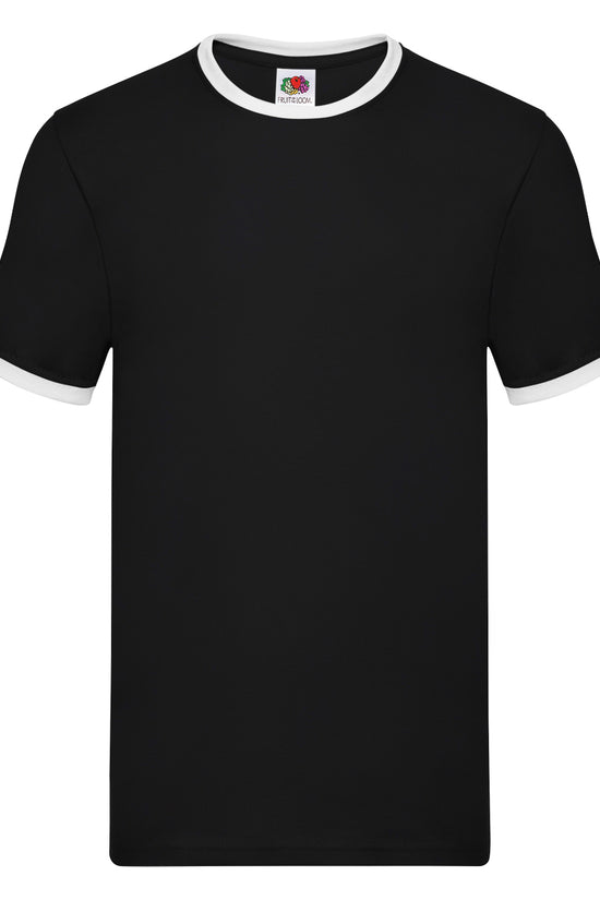 Contrast Crew Neck Ringer TShirt for Men MustHave Vests