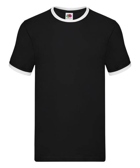 Contrast Crew Neck Ringer TShirt for Men MustHave Vests