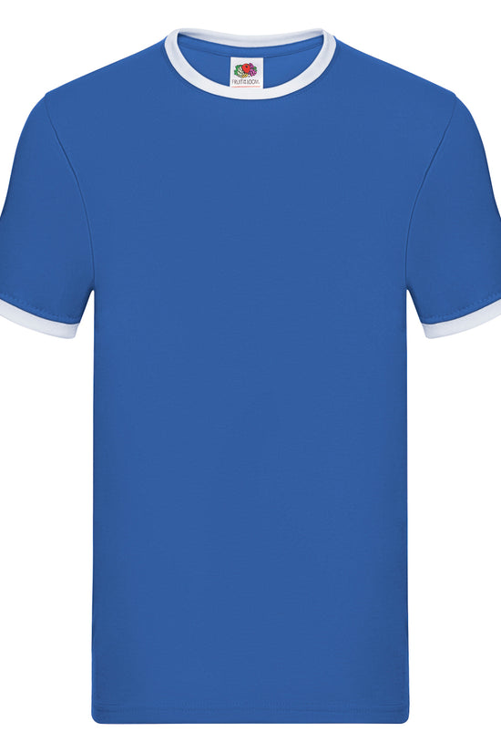 Contrast Crew Neck Ringer TShirt for Men MustHave Vests
