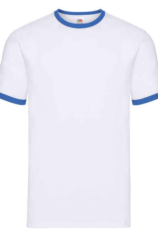 Contrast Crew Neck Ringer TShirt for Men MustHave Vests