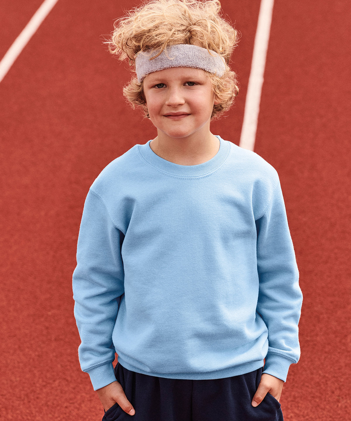 Kids Classic Setin Sweatshirt by Fruit of the Loom