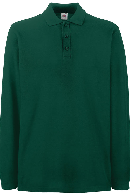 Premium Long Sleeve Polo for Men Plus Sizes