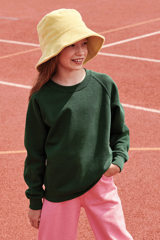 Kids Classic Raglan Sweatshirt Unisex Junior Sweatshirts
