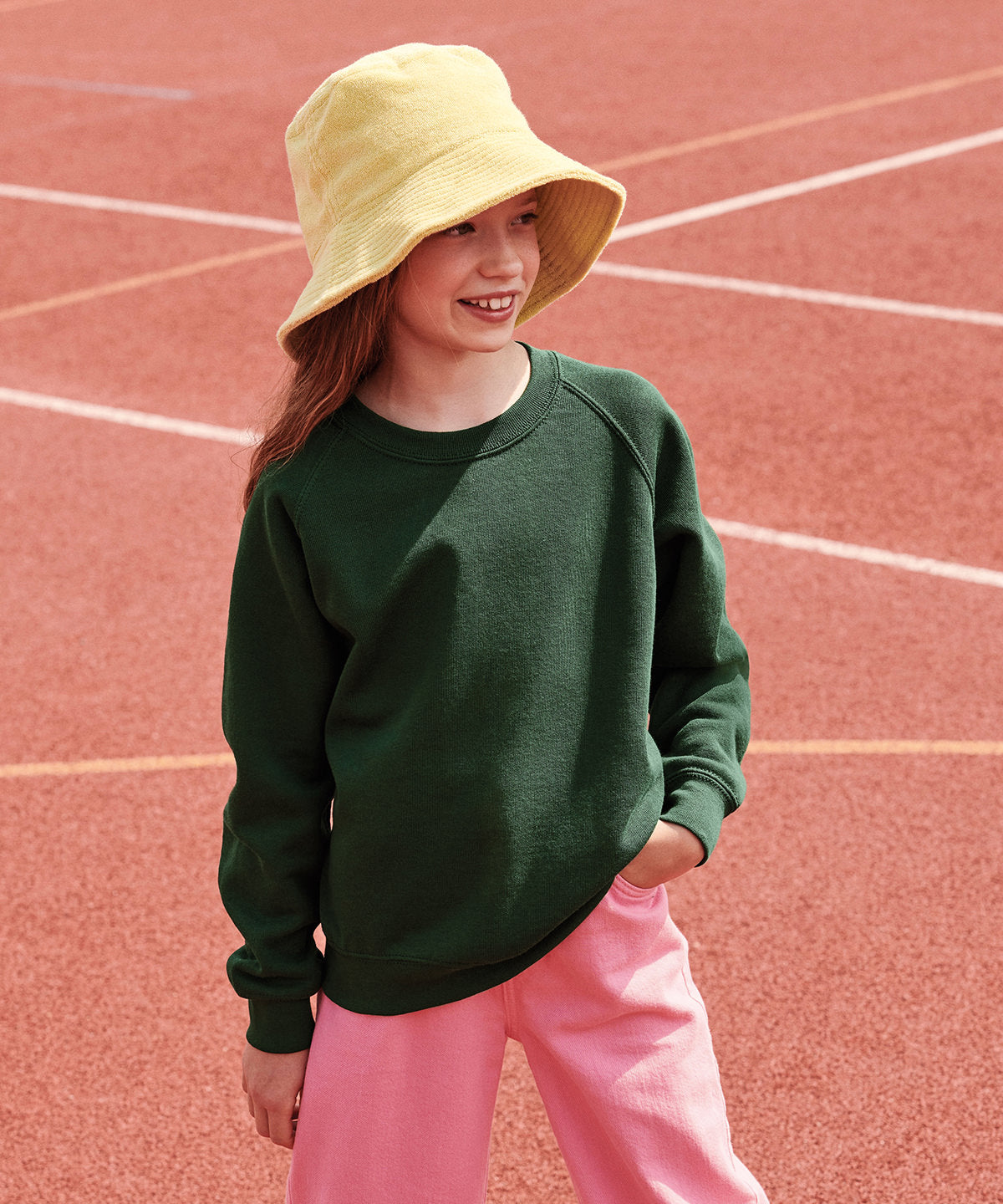 Kids Classic Raglan Sweatshirt Unisex Junior Sweatshirts