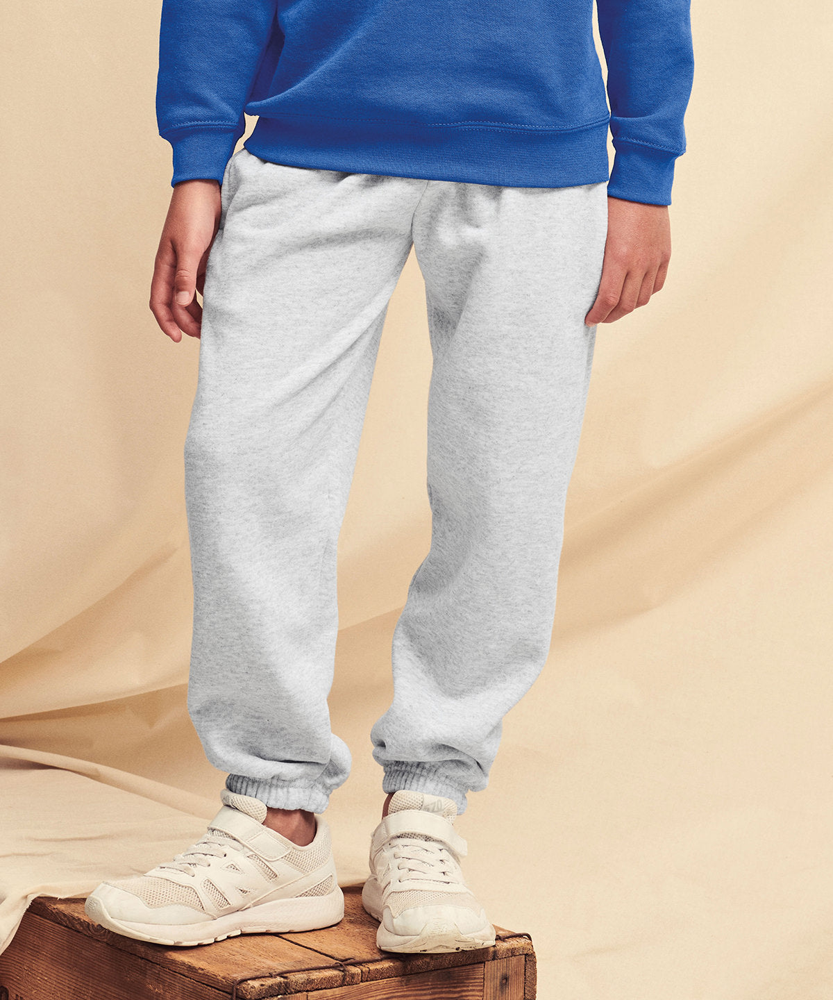 Kids Classic Elasticated Cuff Jog Pants Unisex Sweatpants