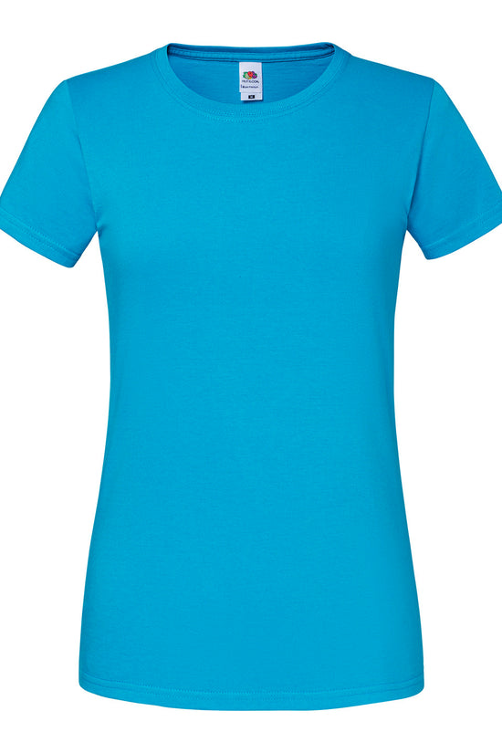 Womens Ringspun Premium TShirt Fruit of the Loom Iconic 195