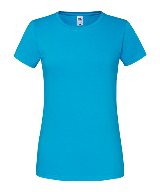 Womens Ringspun Premium TShirt Fruit of the Loom Iconic 195