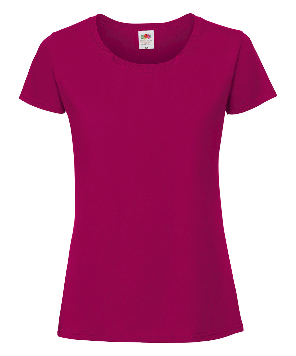 Womens Ringspun Premium TShirt Fruit of the Loom Iconic 195