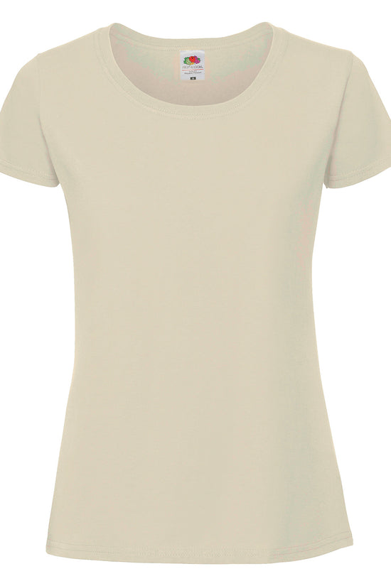 Womens Ringspun Premium TShirt Fruit of the Loom Iconic 195
