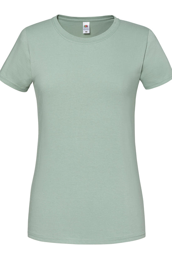 Womens Ringspun Premium TShirt Fruit of the Loom Iconic 195