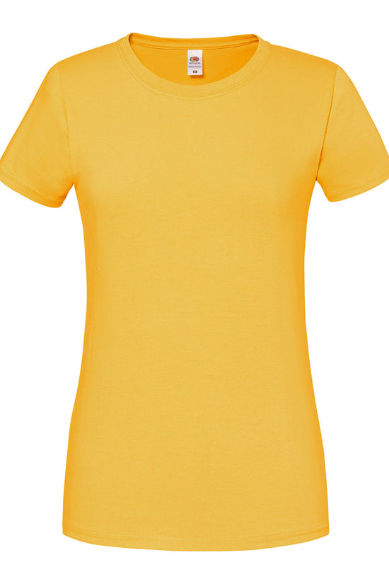 Womens Ringspun Premium TShirt Fruit of the Loom Iconic 195