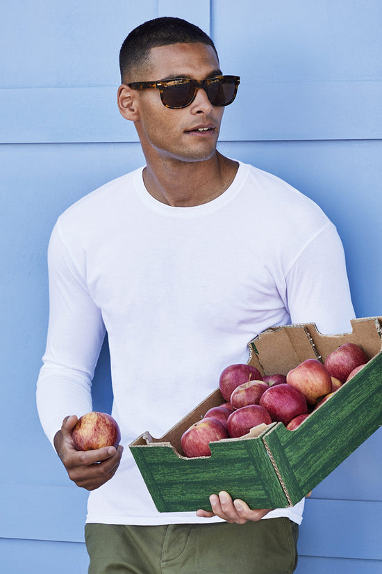 Fruit of the Loom Iconic 150 Classic Long Sleeve TShirt for Men Plus Sizes