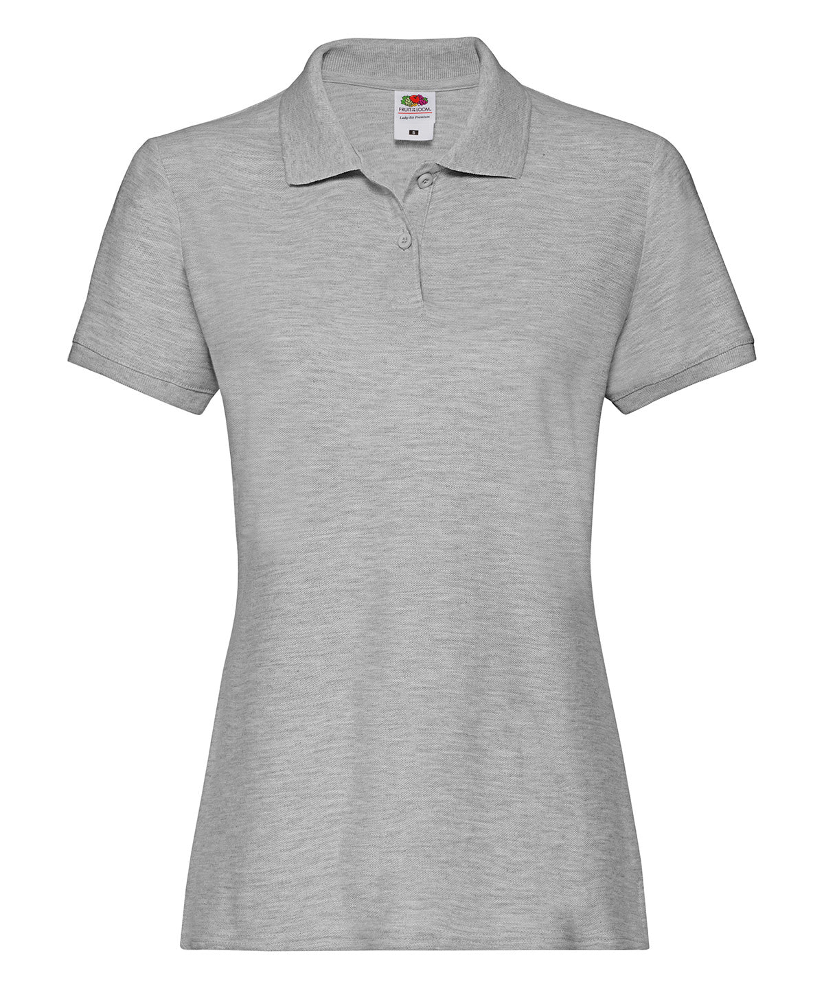 Womens Premium Cotton Polo Shirt with Shaped Side Seams