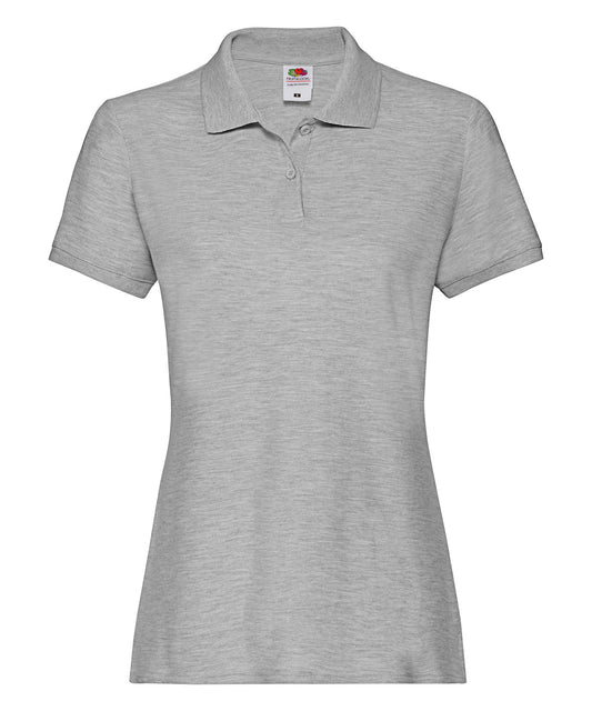 Womens Premium Cotton Polo Shirt with Shaped Side Seams