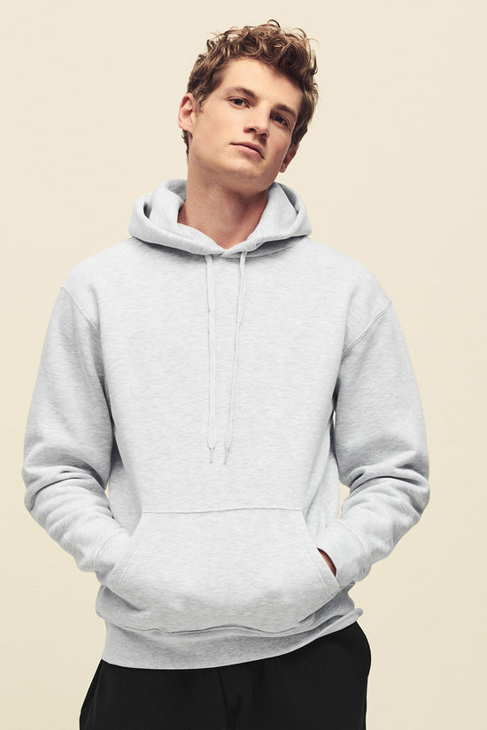 Premium 7030 Hooded Sweatshirt for Men CottonElastane Rib