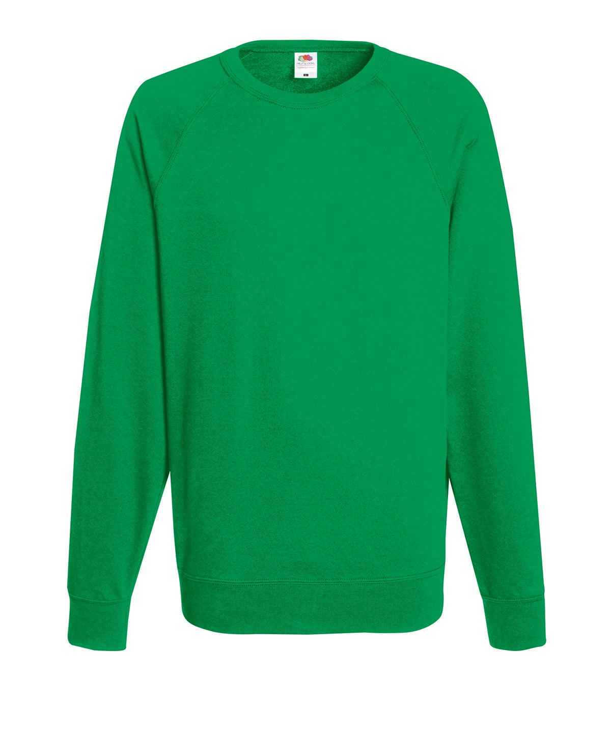 Mens Lightweight Raglan Sweatshirt Fruit of the Loom Sweatshirts