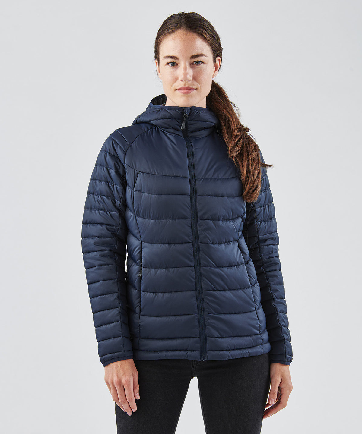 Womens Stavanger Thermal Shell Jacket PFCFree Packable Hooded
