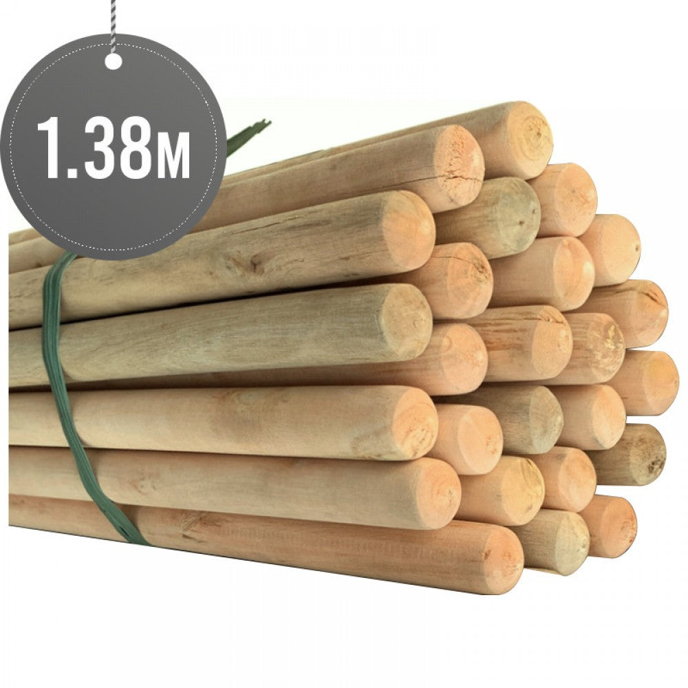 XL Thick Wooden Mop Stick 138 x 285 cm Premium Quality for Bulk Orders