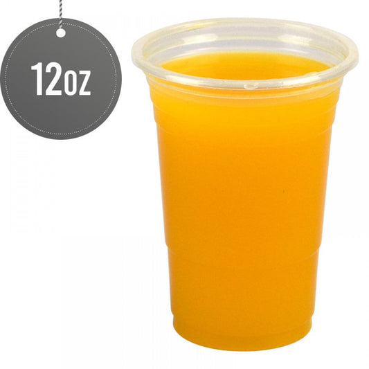 EcoFriendly Reusable 12oz Smoothie Cups Pack of 20