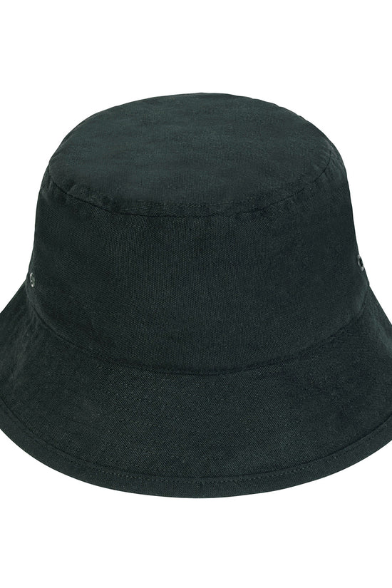 Canvas Bucket Hat with Metal Eyelets STAU893