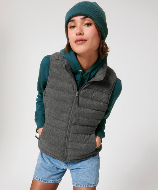 Stella Climber Heather Grey Woollike Bodywarmer