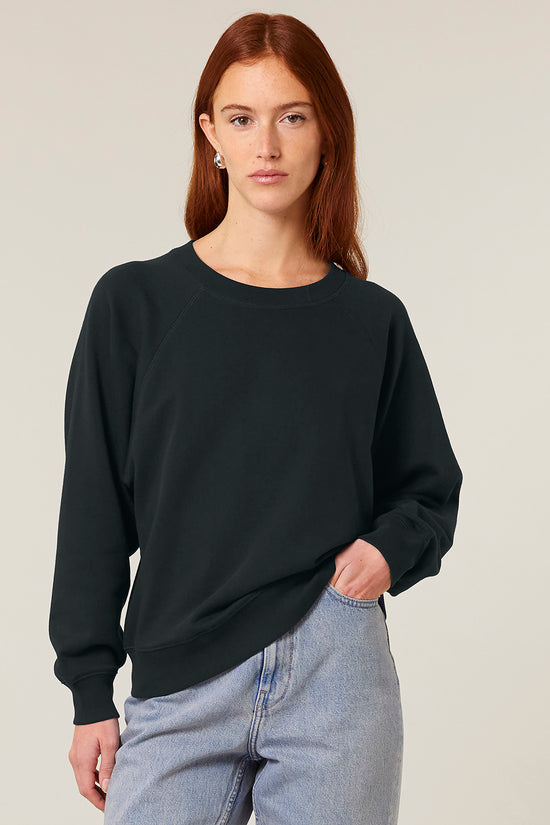 Stella Clara Organic Cotton Raglan Sweatshirt for Women