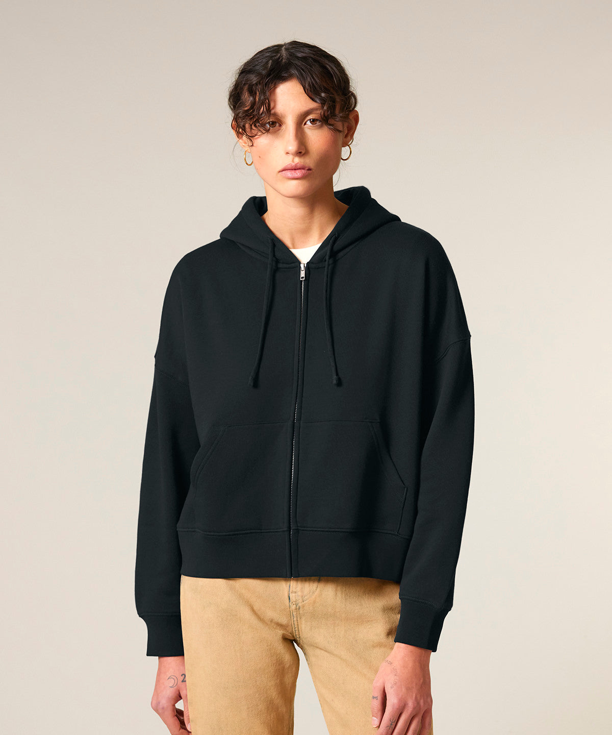 Stella Ida Organic Cotton ZipThrough Hoodie Sweatshirt