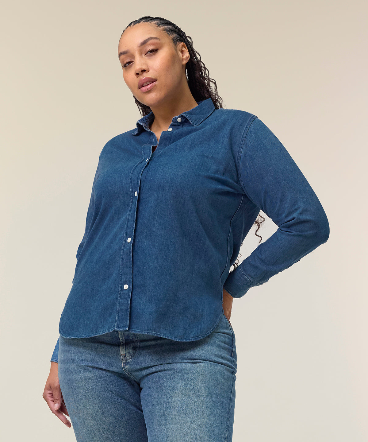 Stella Denim Shirt for Women Sustainable and Versatile Style
