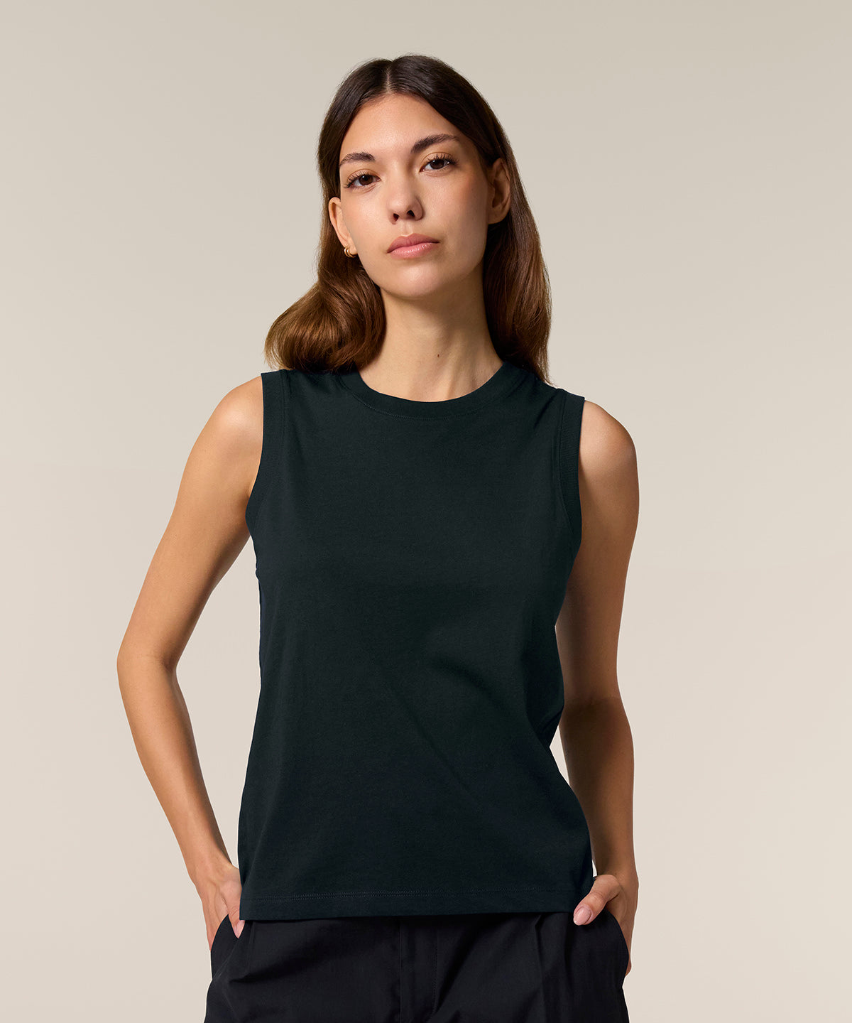 Stella Mia Womens Organic Cotton Tank Top