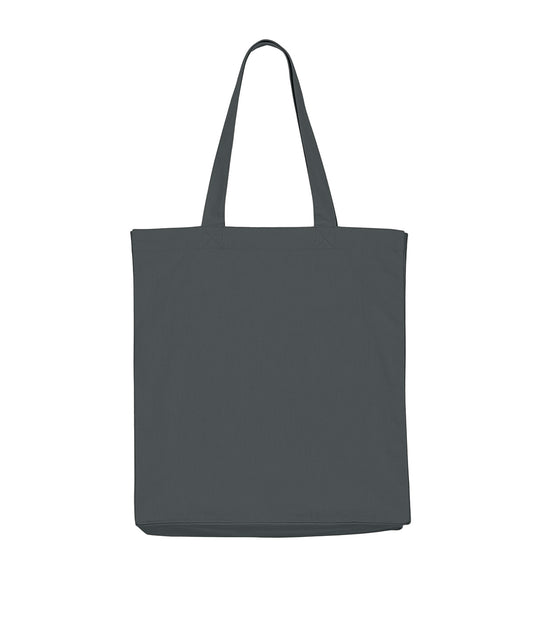 EcoFriendly Recycled Cotton Mid Tote Bag with Reinforced Handles and Inside Pocket