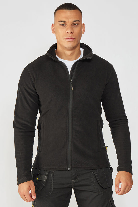 Stanley Dixon ZipThrough Microfleece Jacket Black
