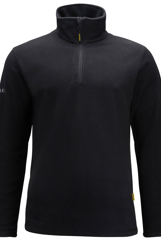Black Hobson 14 Zip Microfleece Lightweight Layering Essential