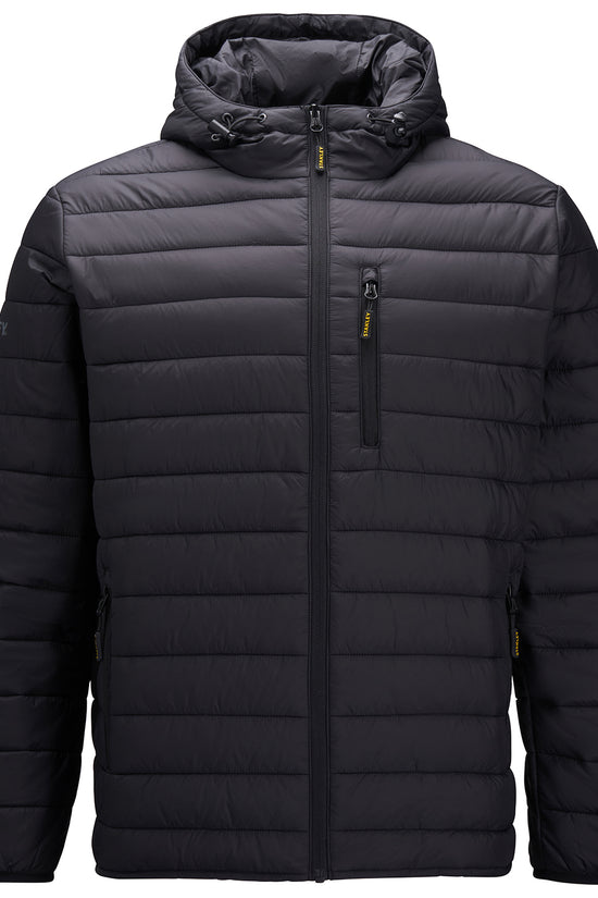 Black Westby Lightweight Padded Jacket with Hood