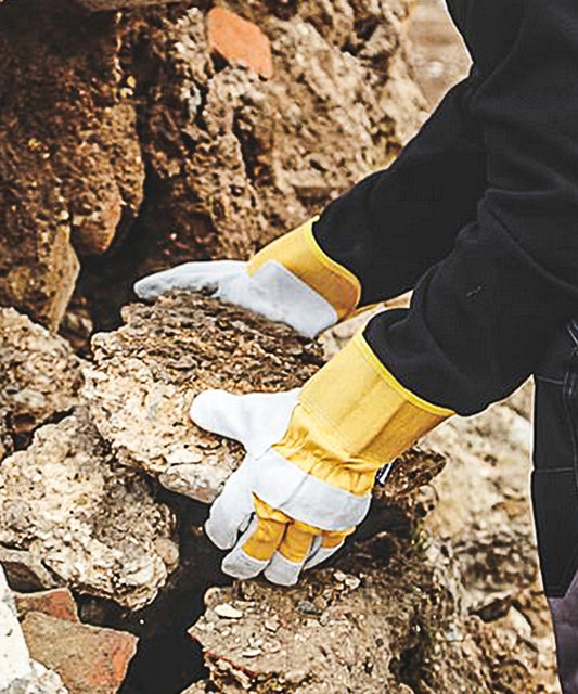 Stanley Winter Rigger Gloves GreyYellow Thinsulate Lined