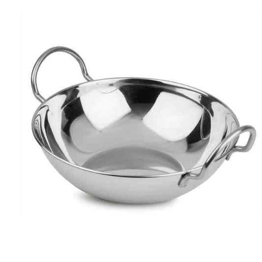 18cm Stainless Steel Curry Indian Balti Serving Dish