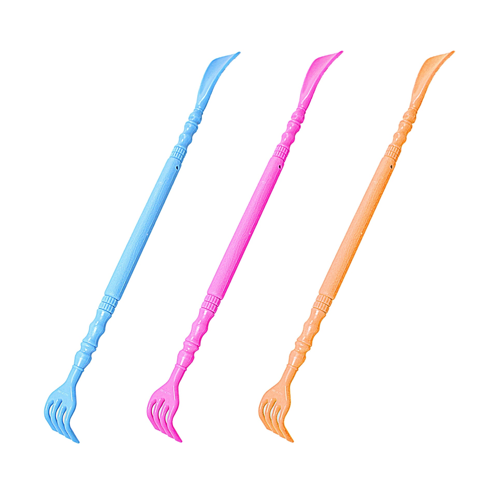 Convenient 2in1 Plastic Shoe Horn Back Scratcher