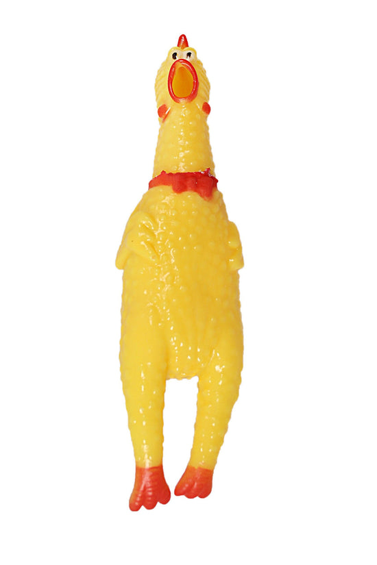 Interactive Squeaky Chicken Dog Toy 30 cm