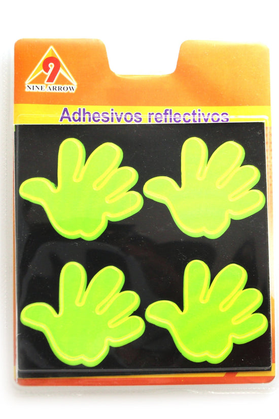 Fun Smiley Face and Handprint Adhesive Reflectors for Safety