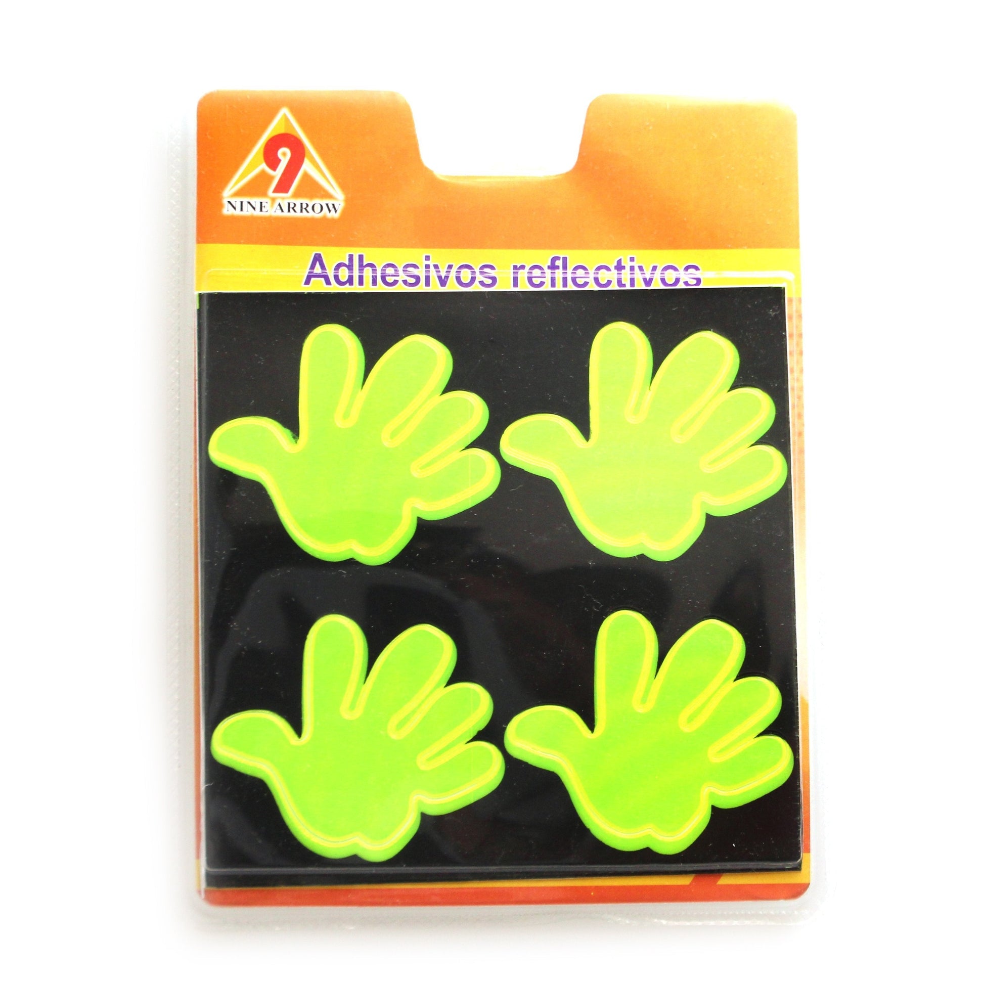 Fun Smiley Face and Handprint Adhesive Reflectors for Safety