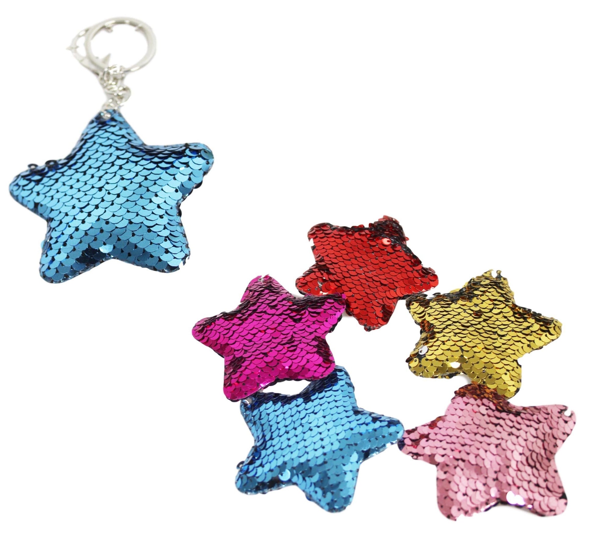 Glamorous Soft Sequin Keychain Assorted Designs and Colors