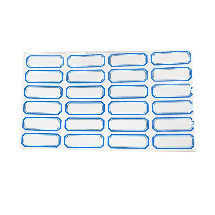 Vibrant Sticky Label Stickers Variety Pack BlueRed