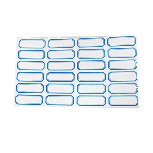 Vibrant Sticky Label Stickers Variety Pack BlueRed